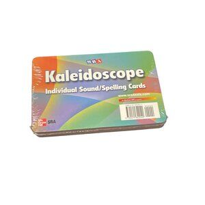 Kaleidoscope Individual Sound Spelling Cards Level A-E Teaching Flashcards NEW